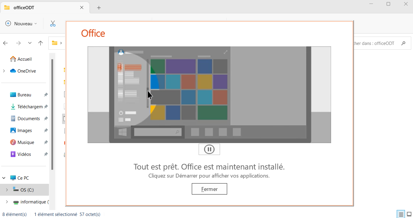 Installation Office
